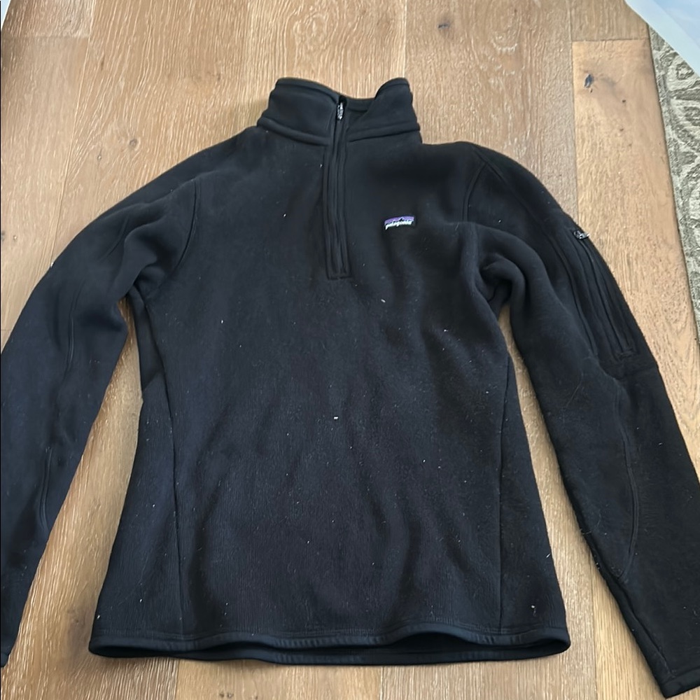 Patagonia Black Quarter-Zip Fleece Better Sweater
